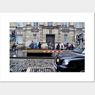 The Piper's Audience - Royal Mile, Edinburgh Posters and Art